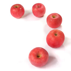 Fresh red apples