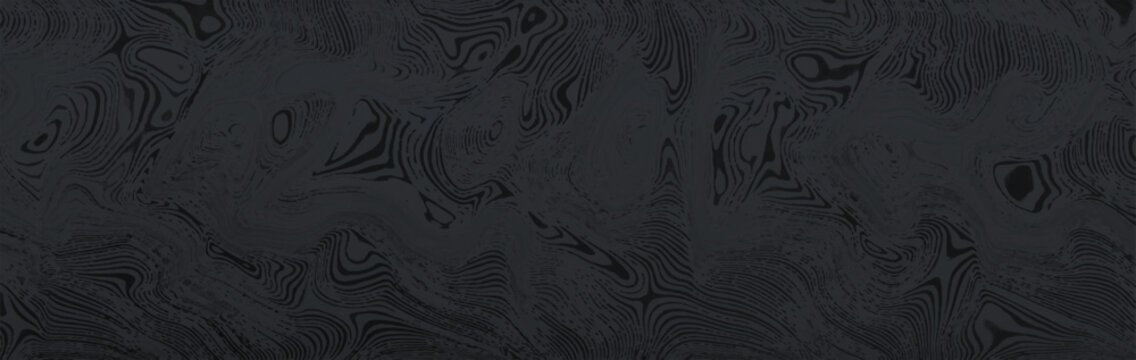 Damascus steel textur, curve texture,  cloud pattern, dark color vector