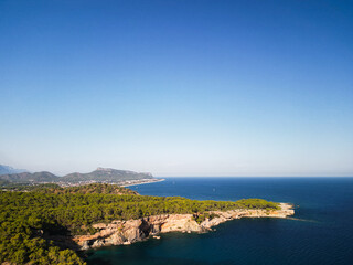 view of the sea from the sea