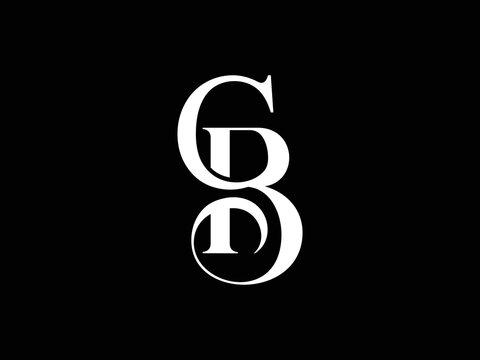 Creative cb , bc , initial monogram elegant vector logo template	
