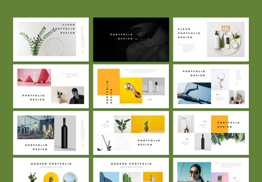 Clean Portfolio Presentation Layout