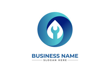 oil and gas with heating icon. HVAC, oil, gas, air condition and heating logo	