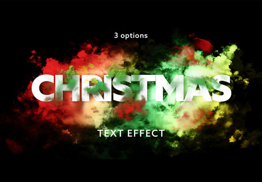 Christmas Text Effect