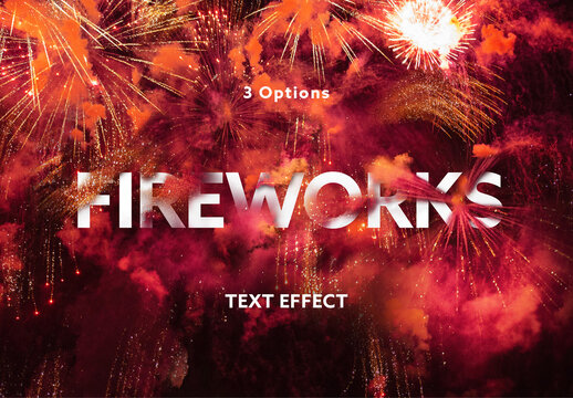 Fireworks Text Effect