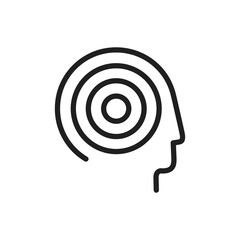 Headache icon vector design illustration