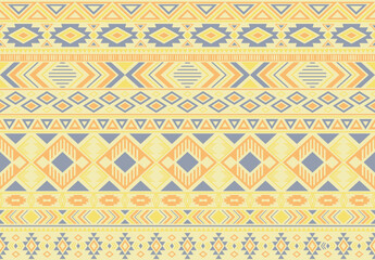 Indian pattern tribal ethnic motifs geometric seamless vector background. Awesome indonesian tribal motifs clothing fabric textile print traditional design with triangle and rhombus shapes.