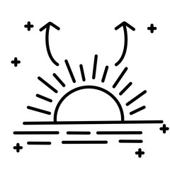 Weather element vector decoration design