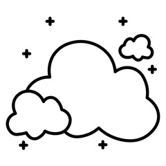 Weather element vector decoration design