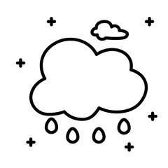 Weather element vector decoration design