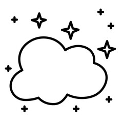 Weather element vector decoration design