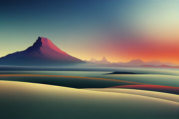 Abstract Landscape Desktop Wallpaper