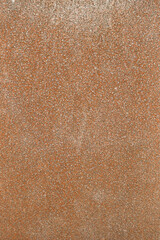 Fondo con detalle y textura de superficie de metal con oxido y degradado de tonos marrones