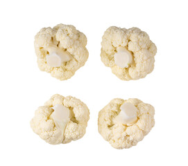 Cauliflower isolated on transparent png