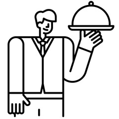 room service line icon