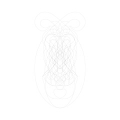 Abstract wavy background. Thin line on white. Wavy vector wallpaper.Vector Illustration of the gray pattern of lines abstract background.