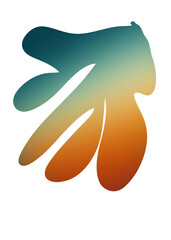 Abstracts Shape Gradient Retro Transparent 