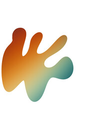 Obraz premium Abstracts Shape Gradient Retro Transparent 