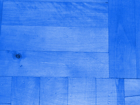 Abstract Texture Of Blue Rectangles. Closeup