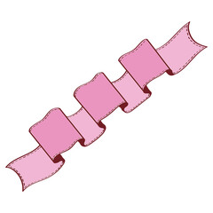 Scribbles Color Strokes Flag Ribbons