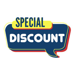 Special Discounts Text Promo Elements