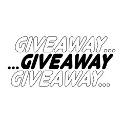 Giveaway Text Promo Elements
