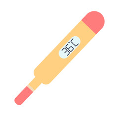 Thermometer Medical Worker Illustration
