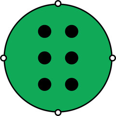 Path Pentool Geometric Sticker Outline