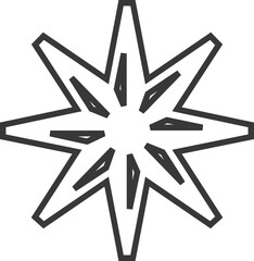 Star Icon design geometry