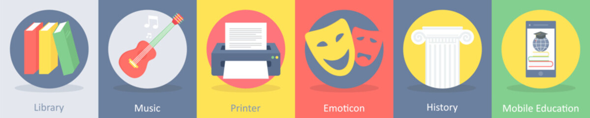 library, music, printer