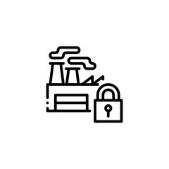 factory locked icon