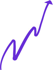 Line Arrow Hand draw Editable