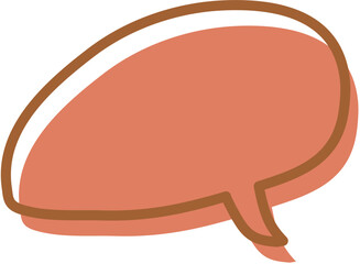 Colored Speech Callout Bubble