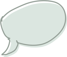 Colored Speech Callout Bubble