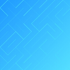 Gradient Blue Striped Round Square Pattern Diagonal Maze Line Background