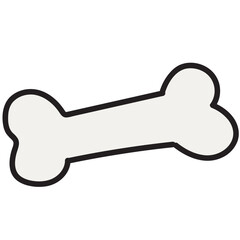 Rubber bone vector illustration