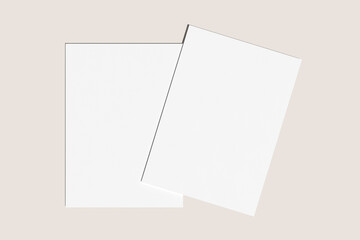 Wedding Invitation Card Blank Mockup