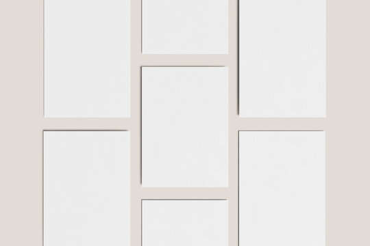 Wedding Invitation Card Blank Mockup