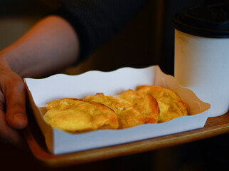 Food, desserts and sauces in a suki restaurant