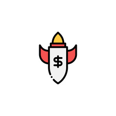 drop rocket icon