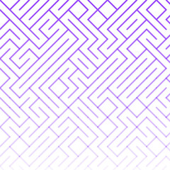 Purple Square Pattern Diagonal Maze Line Background