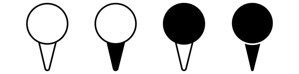 Microphone vector icon set. audio illustration sign collection. broadcast symbol on white background.