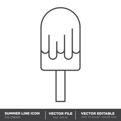 Ice cream icon vector illustration - Eps 10