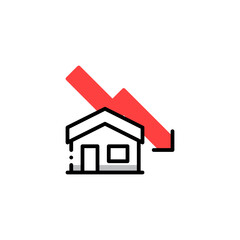 home decrease icon