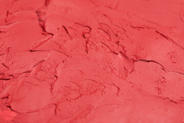 Texture of beautiful lipstick as background, closeup