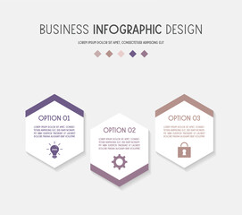 Business infograph with icons. Vector