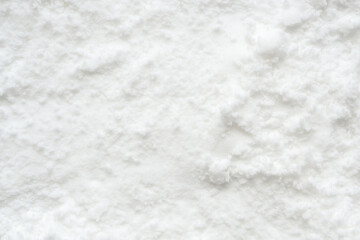 White snow texture background high angle view