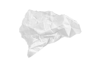 Torn paper. Wrinkled paper. A piece of crumpled paper