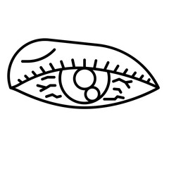 eye inflammation icon