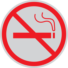 No smoking sign. Stop smoking
