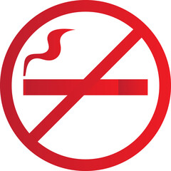 No smoking sign. Stop smoking